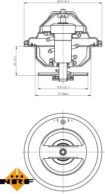 Wilmink Group WG2184689 - Термостат, охолоджуюча рідина autozip.com.ua