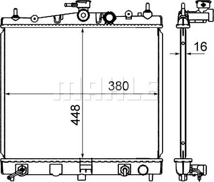 Wilmink Group WG2184049 - Радіатор, охолодження двигуна autozip.com.ua