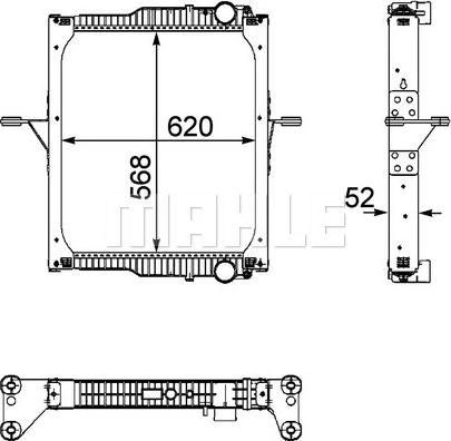 Wilmink Group WG2184032 - Радіатор, охолодження двигуна autozip.com.ua