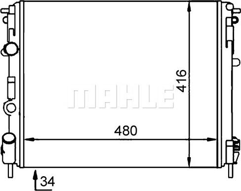 Wilmink Group WG2184141 - Радіатор, охолодження двигуна autozip.com.ua