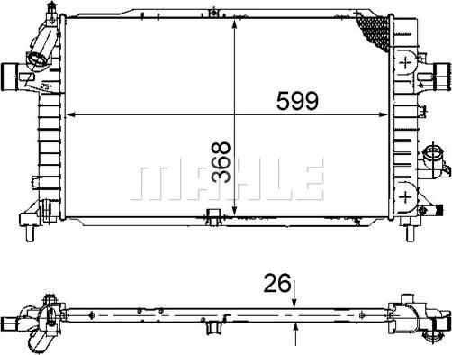 Wilmink Group WG2184142 - Радіатор, охолодження двигуна autozip.com.ua