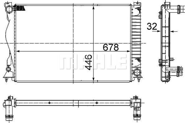 Wilmink Group WG2184176 - Радіатор, охолодження двигуна autozip.com.ua