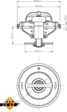 Wilmink Group WG2184815 - Термостат, охолоджуюча рідина autozip.com.ua