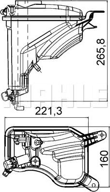 Wilmink Group WG2184349 - Компенсаційний бак, охолоджуюча рідина autozip.com.ua