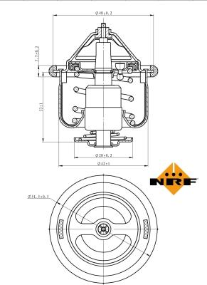 Wilmink Group WG2184794 - Термостат, охолоджуюча рідина autozip.com.ua