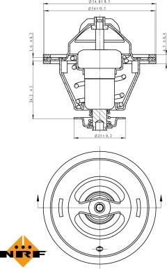 Wilmink Group WG2184744 - Термостат, охолоджуюча рідина autozip.com.ua