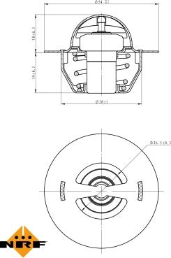 Wilmink Group WG2184748 - Термостат, охолоджуюча рідина autozip.com.ua