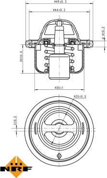 Wilmink Group WG2184761 - Термостат, охолоджуюча рідина autozip.com.ua