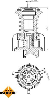 Wilmink Group WG2184715 - Термостат, охолоджуюча рідина autozip.com.ua