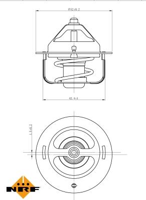 Wilmink Group WG2184739 - Термостат, охолоджуюча рідина autozip.com.ua