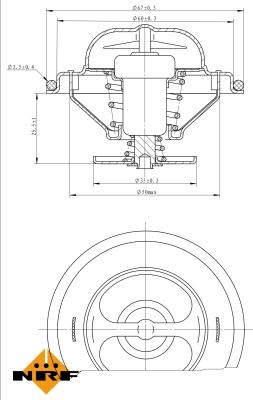 Wilmink Group WG2184733 - Термостат, охолоджуюча рідина autozip.com.ua