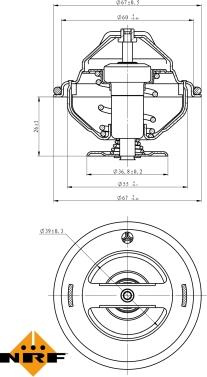 Wilmink Group WG2184725 - Термостат, охолоджуюча рідина autozip.com.ua