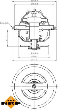 Wilmink Group WG2184726 - Термостат, охолоджуюча рідина autozip.com.ua