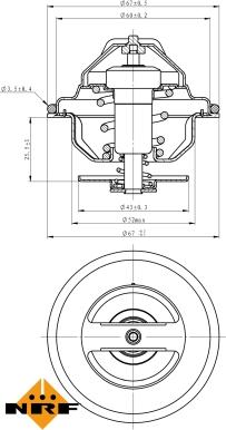 Wilmink Group WG2184720 - Термостат, охолоджуюча рідина autozip.com.ua