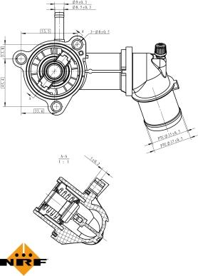 Wilmink Group WG2184774 - Термостат, охолоджуюча рідина autozip.com.ua