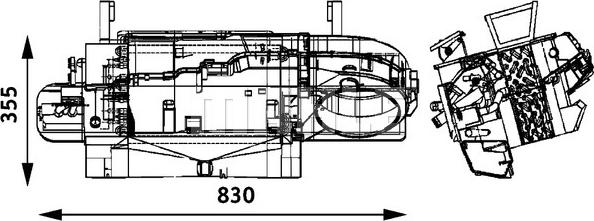 Wilmink Group WG2180046 - Теплообмінник, опалення салону autozip.com.ua