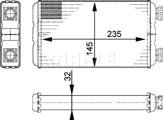 Wilmink Group WG2180009 - Теплообмінник, опалення салону autozip.com.ua