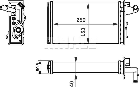 Wilmink Group WG2180013 - Теплообмінник, опалення салону autozip.com.ua