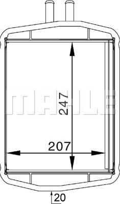 Wilmink Group WG2180023 - Теплообмінник, опалення салону autozip.com.ua