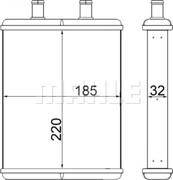 Wilmink Group WG2180078 - Теплообмінник, опалення салону autozip.com.ua