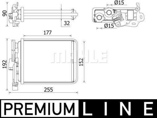 Wilmink Group WG2180155 - Теплообмінник, опалення салону autozip.com.ua