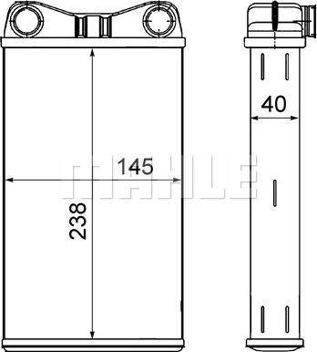 Wilmink Group WG2180186 - Теплообмінник, опалення салону autozip.com.ua