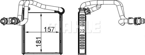 Wilmink Group WG2180127 - Теплообмінник, опалення салону autozip.com.ua