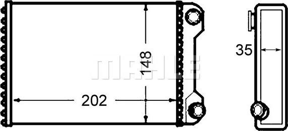 Wilmink Group WG2180174 - Теплообмінник, опалення салону autozip.com.ua