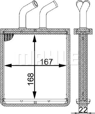 Wilmink Group WG2180172 - Теплообмінник, опалення салону autozip.com.ua