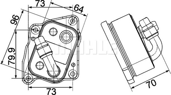 Wilmink Group WG2181046 - Масляний радіатор, рухове масло autozip.com.ua