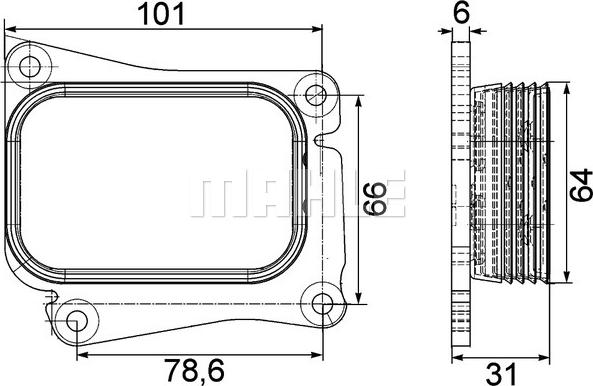 Wilmink Group WG2181051 - Масляний радіатор, рухове масло autozip.com.ua