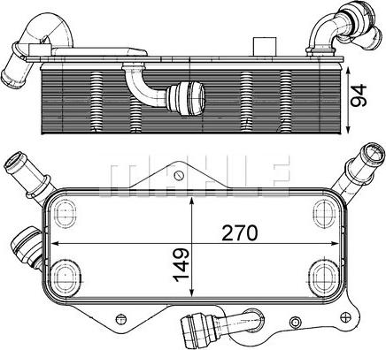 Wilmink Group WG2181167 - Масляний радіатор, автоматична коробка передач autozip.com.ua