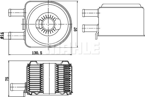 Wilmink Group WG2181121 - Масляний радіатор, рухове масло autozip.com.ua