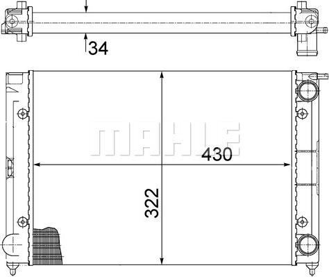 Wilmink Group WG2183493 - Радіатор, охолодження двигуна autozip.com.ua