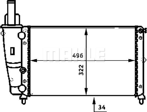 Wilmink Group WG2183497 - Радіатор, охолодження двигуна autozip.com.ua