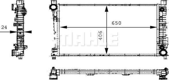 Wilmink Group WG2183542 - Радіатор, охолодження двигуна autozip.com.ua