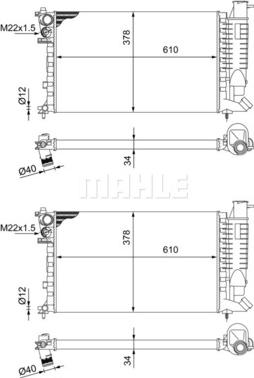 Wilmink Group WG2183660 - Радіатор, охолодження двигуна autozip.com.ua