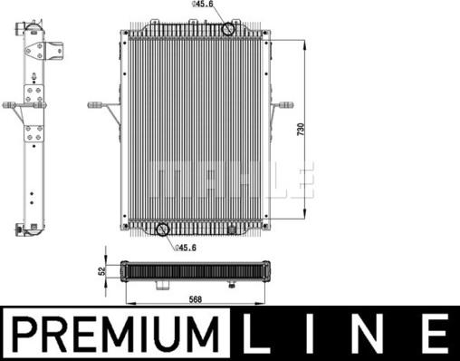 Wilmink Group WG2183095 - Радіатор, охолодження двигуна autozip.com.ua