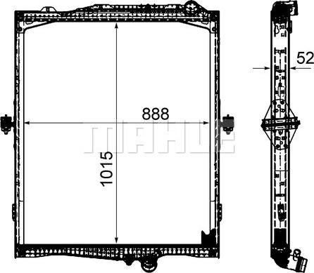 Wilmink Group WG2183090 - Радіатор, охолодження двигуна autozip.com.ua