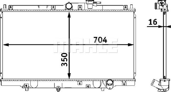 Wilmink Group WG2183048 - Радіатор, охолодження двигуна autozip.com.ua