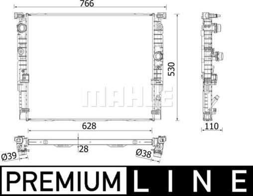 Wilmink Group WG2183160 - Радіатор, охолодження двигуна autozip.com.ua