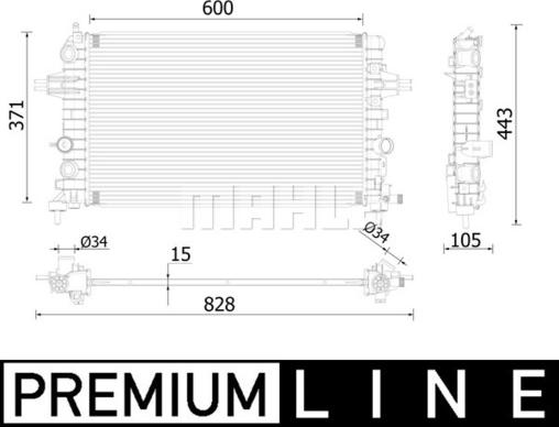 Wilmink Group WG2183189 - Радіатор, охолодження двигуна autozip.com.ua