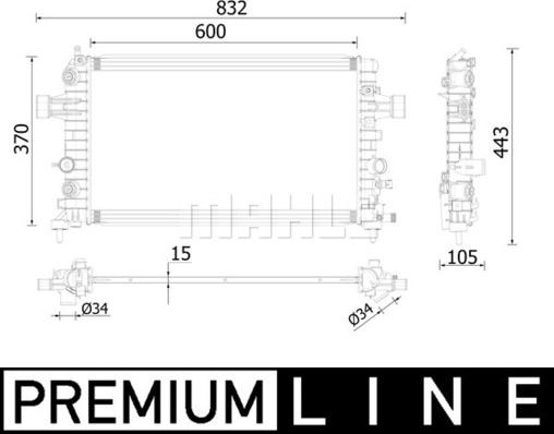 Wilmink Group WG2183186 - Радіатор, охолодження двигуна autozip.com.ua