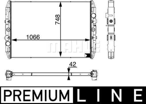 Wilmink Group WG2183899 - Радіатор, охолодження двигуна autozip.com.ua