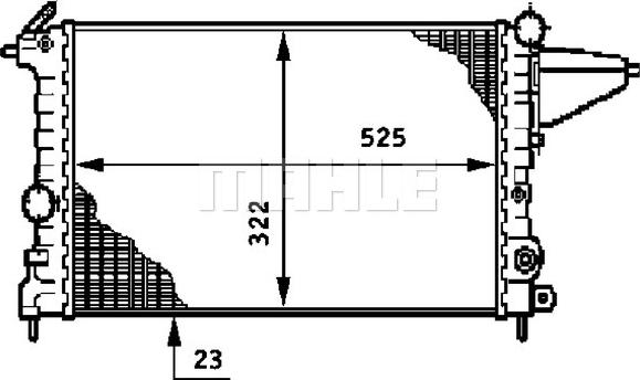 Wilmink Group WG2183802 - Радіатор, охолодження двигуна autozip.com.ua