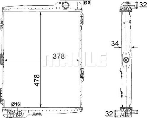 Wilmink Group WG2183346 - Радіатор, охолодження двигуна autozip.com.ua