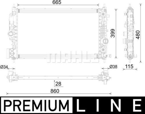 Wilmink Group WG2183367 - Радіатор, охолодження двигуна autozip.com.ua