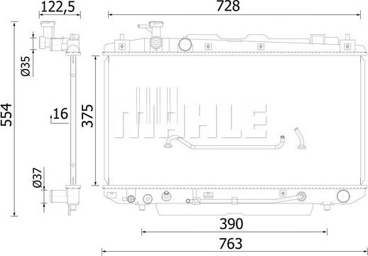 Wilmink Group WG2183317 - Радіатор, охолодження двигуна autozip.com.ua