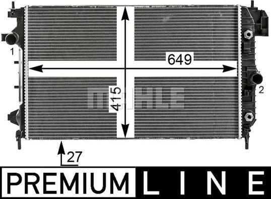 Wilmink Group WG2183389 - Радіатор, охолодження двигуна autozip.com.ua