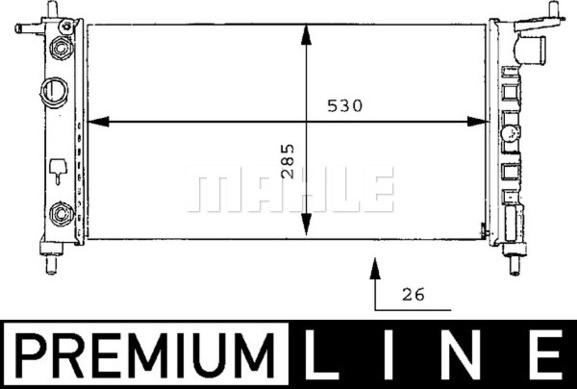 Wilmink Group WG2183387 - Радіатор, охолодження двигуна autozip.com.ua